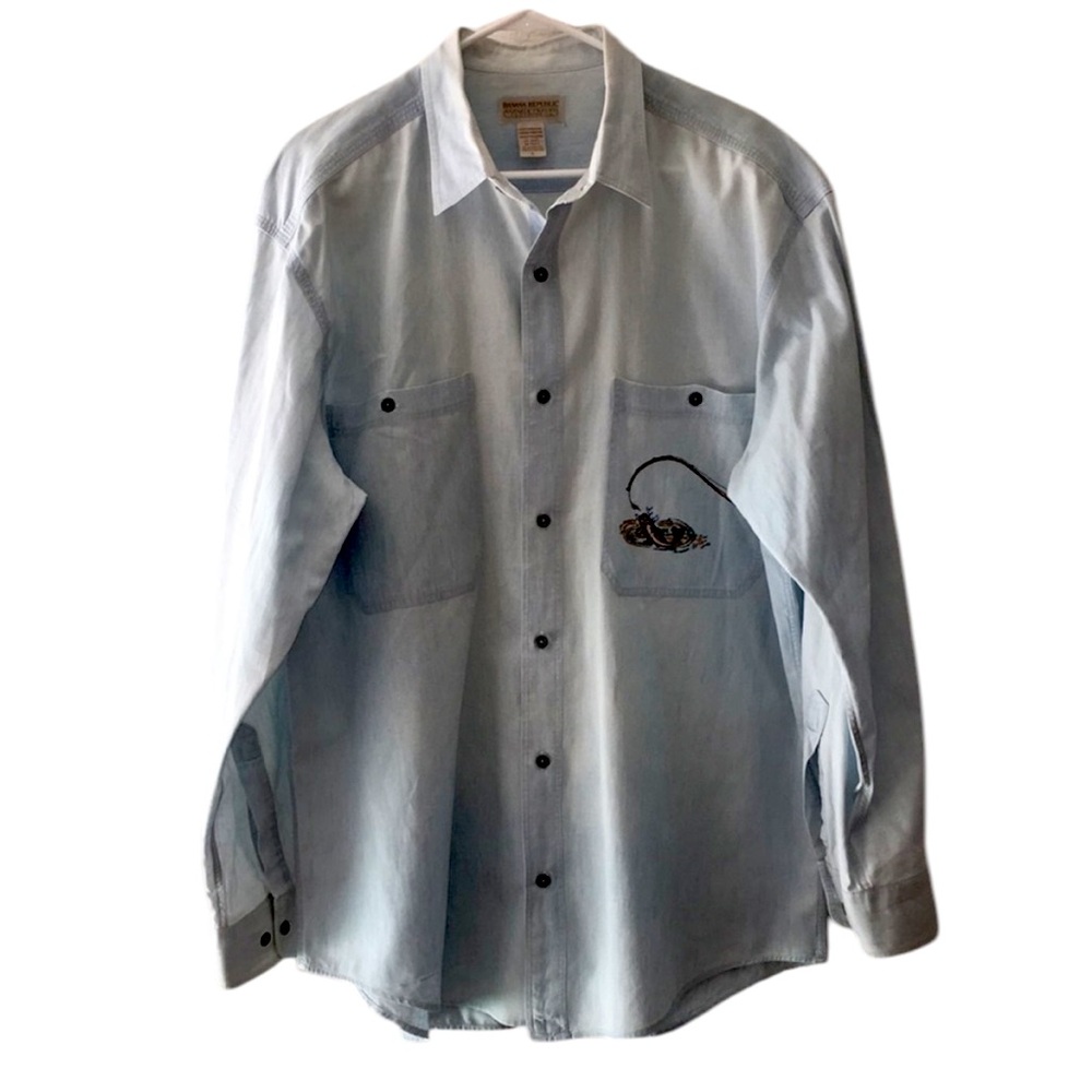 Banana Republic men's vintage Safari butto…